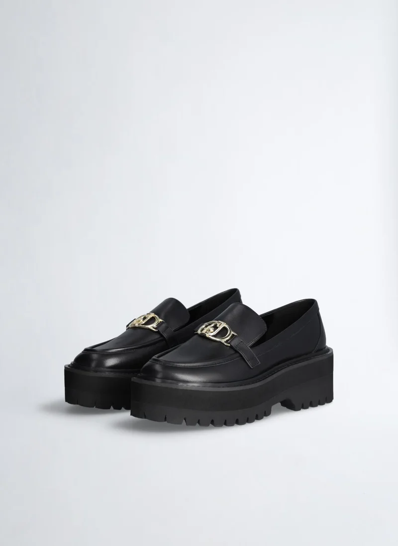 Liu Jo Platform loafers in leather