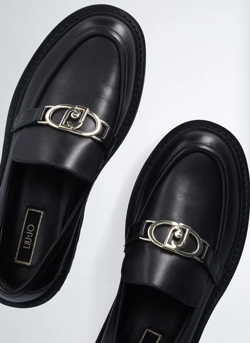 Liu Jo Platform loafers in leather