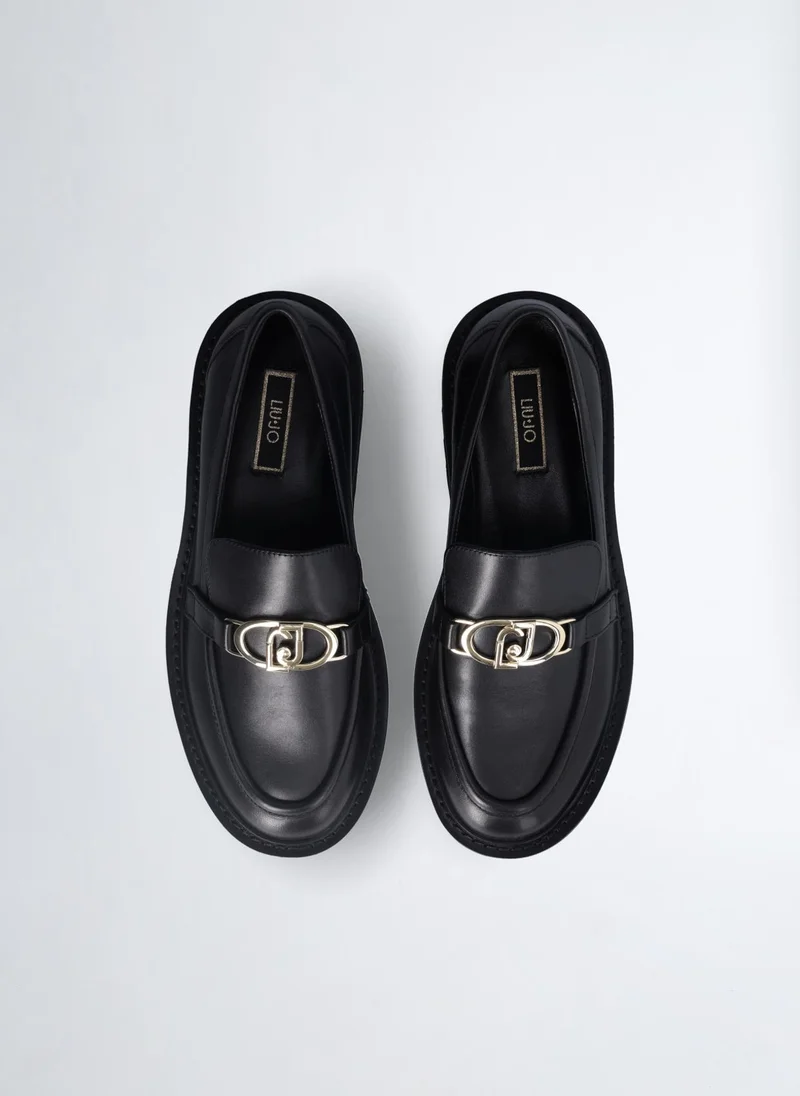 Liu Jo Platform loafers in leather