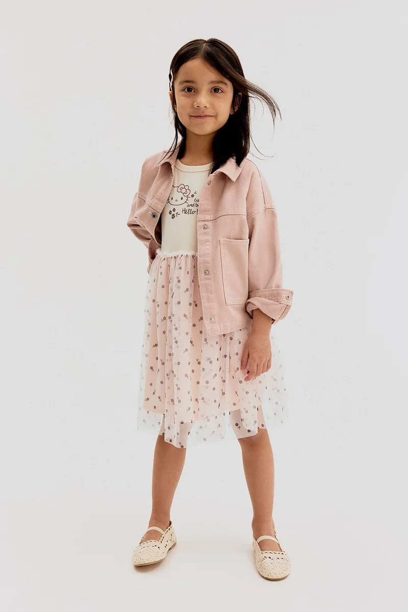 H&M Floral Tulle Dress