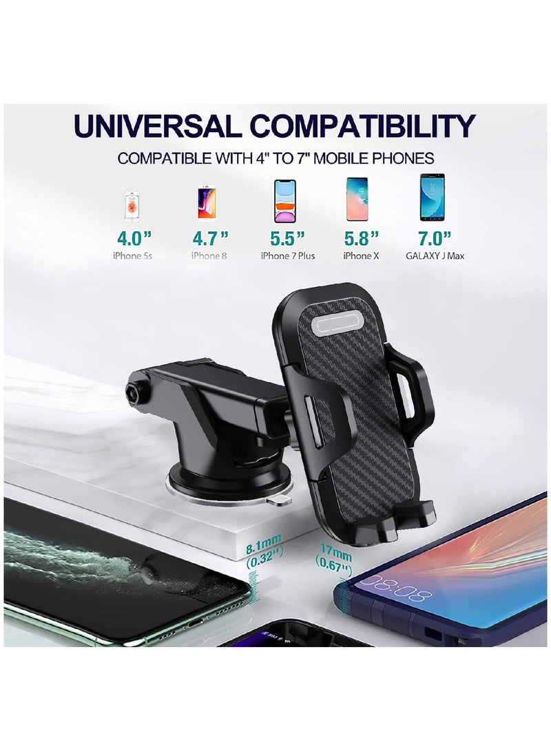 Earldom Suction Cup 360 Degree Rotating Universal Car Holder Mount For Smartphone - Image 5