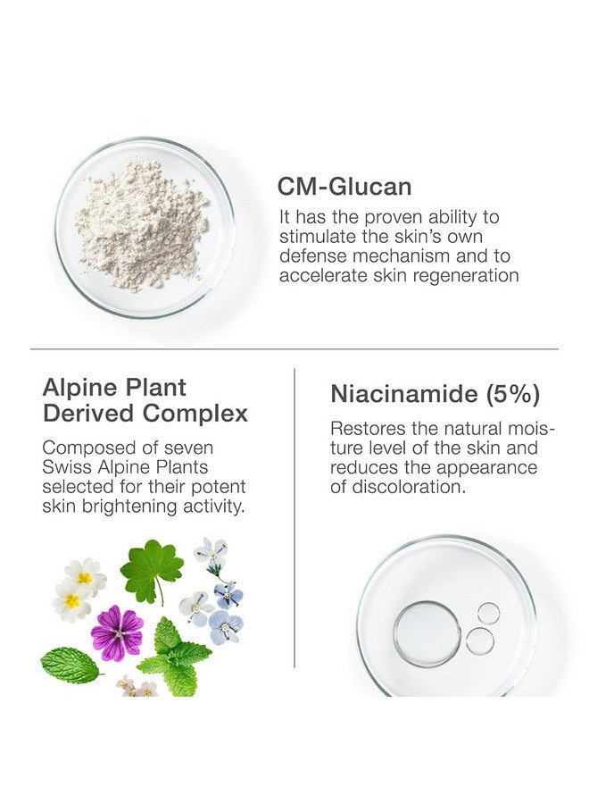 سكينكود مصل ألباين وايت لتفتيح البشرة بالكامل من إيسنشيالز، مصل ترطيب وتفتيح البقع الداكنة مع نياسيناميد كمجلوكان ونباتات جبال الألب السويسرية لجميع أنواع البشرة (1.0 أونصة / 30 مل) - Image 3