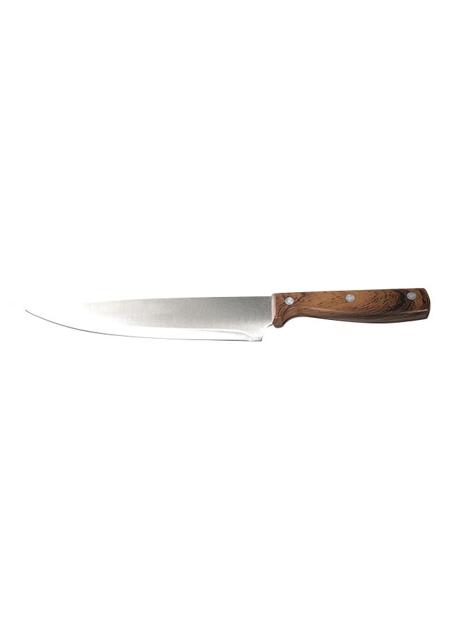 Royalford Sharp Design Chef Knife Silver/Brown 8inch - Image 1