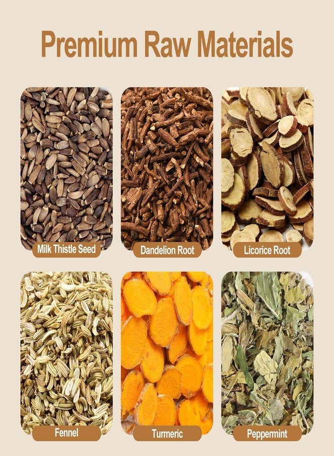 FullChea - Detox Tea Bags, 50 Count, Milk Thistle Herbal Blend - Image 3