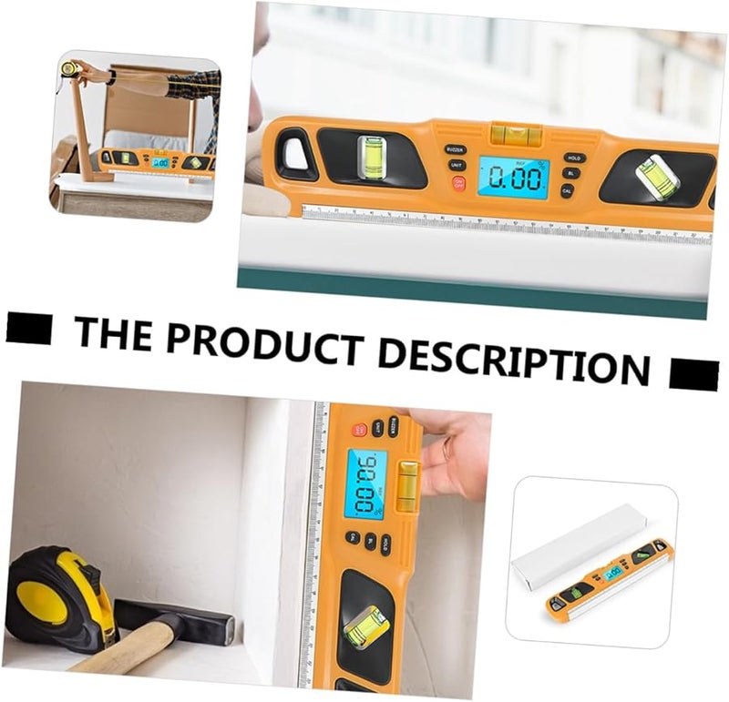 Portable Voice Prompt Spirit Level Tool with Backlight for Wall Decoration - Image 5