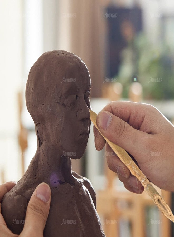 AUEAR, 3 Pack Bamboo Double Head Pointed Stylus Pen Reed Pens Pottery Ceramic Shaping Tools Polymer Clay Tool - Image 5