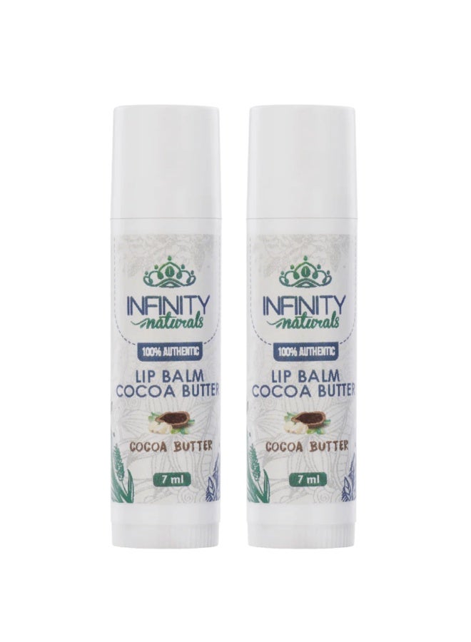 إينفينيتي انفنيتي ناتشورال مرطب للشفاه بالكاكاو 7 جم 1+1