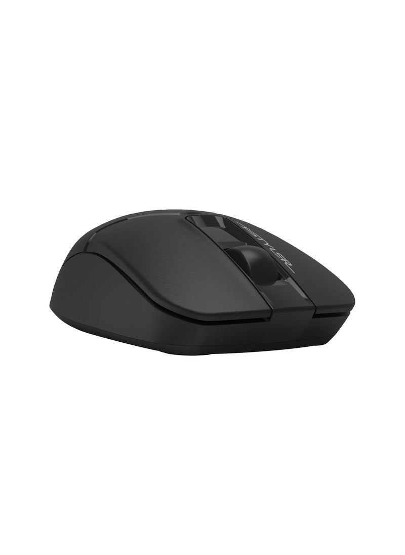 A4TECH FSTYLER WIRELESS MOUSE WITH SILENT CLICK FG-12S, 1200 DPI WITH WIDER WHEEL, WINDOWS XP / VISTA / 7 / 8 / 8.1 / 10, BLACK  - Image 4