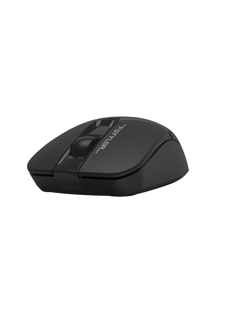 A4TECH FSTYLER WIRELESS MOUSE WITH SILENT CLICK FG-12S, 1200 DPI WITH WIDER WHEEL, WINDOWS XP / VISTA / 7 / 8 / 8.1 / 10, BLACK  - Image 5