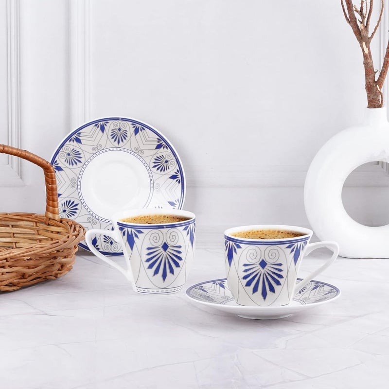 Dandy lines England by DATA Dandy Lines Alpine in Platinum Rajasthan Design 53037 Pack of 12 - Image 1