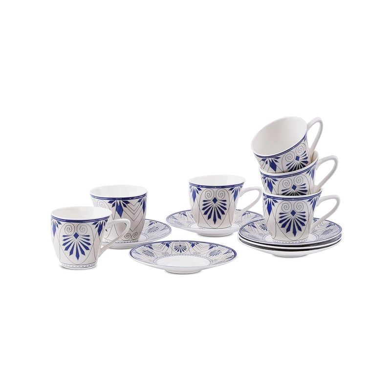 Dandy lines England by DATA Dandy Lines Alpine in Platinum Rajasthan Design 53037 Pack of 12 - Image 2