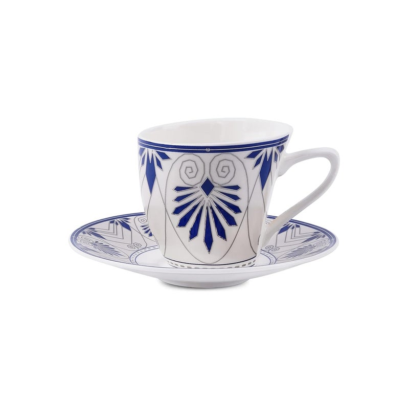 Dandy lines England by DATA Dandy Lines Alpine in Platinum Rajasthan Design 53037 Pack of 12 - Image 3