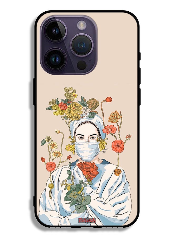 Tolwak Apple iPhone 14 Pro Protective Case Nurse Art - Image 2