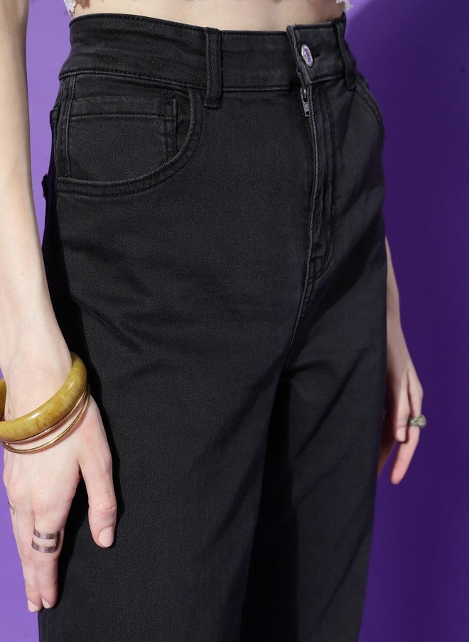 STREET 9 Black Skinny Fit High-Rise Jeans for Women - Image 5