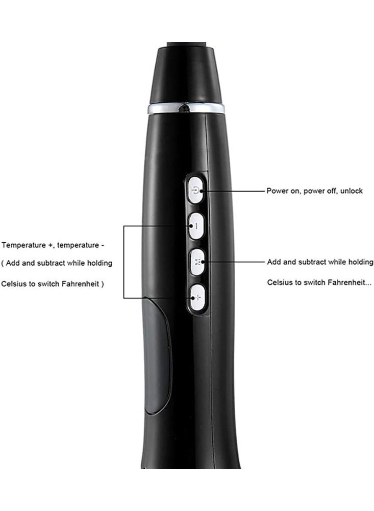 High-Performance Automatic Spin N Curl Hair Curler – 1-Inch Rotating Ceramic Wand with LCD Display - Image 4