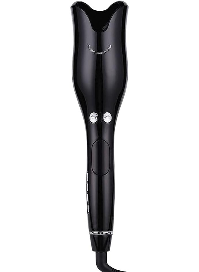 High-Performance Automatic Spin N Curl Hair Curler – 1-Inch Rotating Ceramic Wand with LCD Display - Image 1