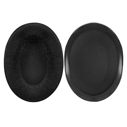Geekria Comfort Velour Earpad Replacement Ear Pads for HyperX Cloud Stinger/Cloud Flight/Cloud X/Cloud II/Cloud III/Cloud Alpha/Cloud Core/Mix Headphones, Ear Cushions (Black) - Image 3