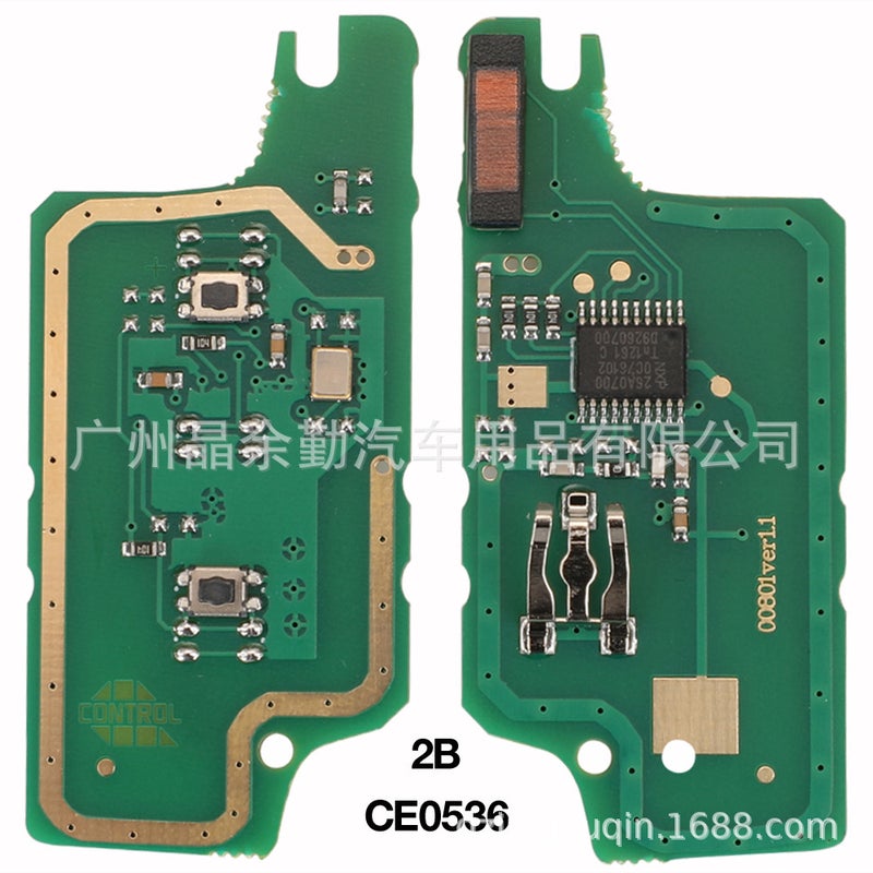 Suitable For Peugeot Citroen Logo Folding Key Circuit Board Circuit Board 433 Mhz46 Chip Ask/Fsk - Image 4