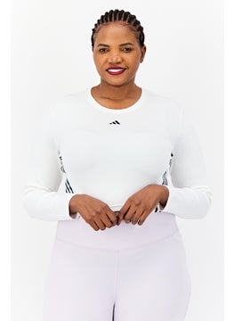 Women Sportswear Fit Short Sleeve Outdoor Top, White