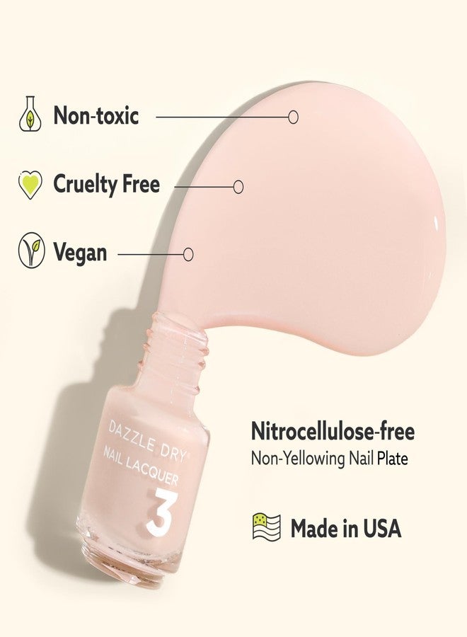 Dazzle Dry Mini Kit 4 Step System - Kaleidoscope - A full coverage metallic fuchsia. Full coverage metallic. (5 Piece Kit / 5 Manicures) - Image 4