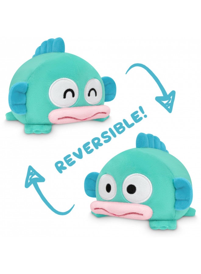 TeeTurtle - The Officially Licensed Original Sanrio Reversible Plushie - Hangyodon Plushie - Cute Sensory Fidget Stuffed Animals That Show Your Mood - Image 3