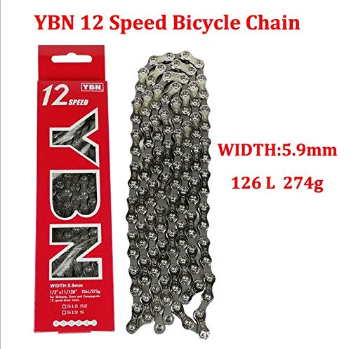 YBN S12 12 Speed Chain MTB Road Bike Chain for Shimano Sram Campagnolo with Magic Buckle - Image 2