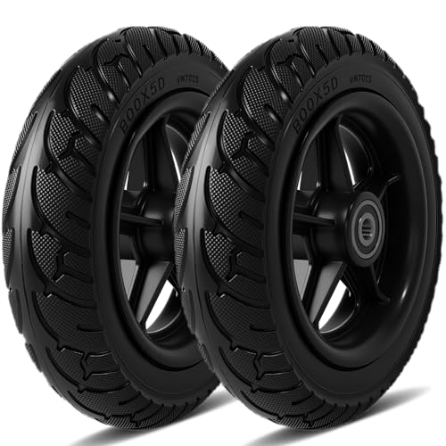 PRO CAKEN 200x50 solid tire wheel with Plastic Hub for electric scooter balance car 8x2 solid wheel explosion proof puncture tubeless tire parts… - Image 1