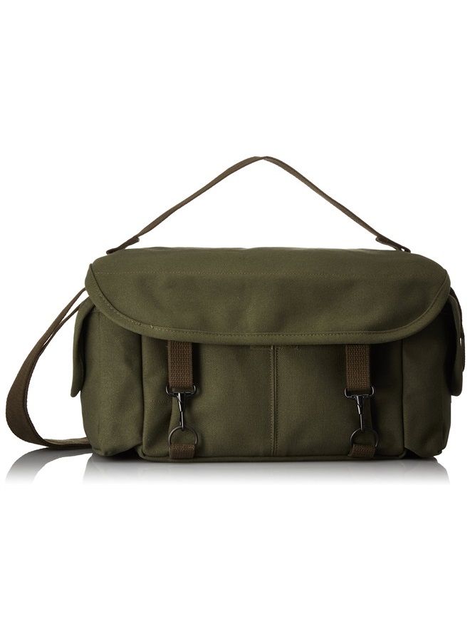 Domke F-2 original shoulder bag 700-02D (Olive) for Canon, Nikon, Sony, Leica, Fujifilm & Olympus DSLR or Mirrorless Cameras with Space for Multiple Lenses Up to 300mm and Accessories