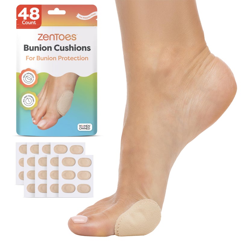 Bunion Pads Adhesive Bunion Cushions for Waterproof Protection 48 Count