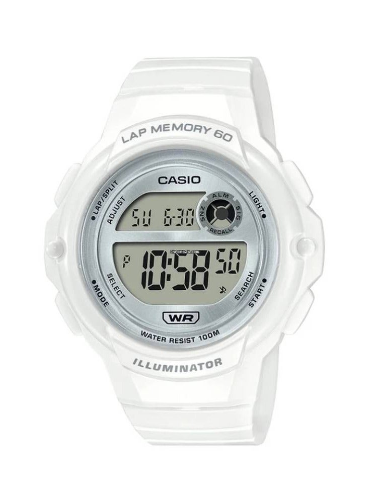 Casio Water Resistant Digital Resin Band Women's Watch-LWS-1200H-7A1VDF-40.5mm