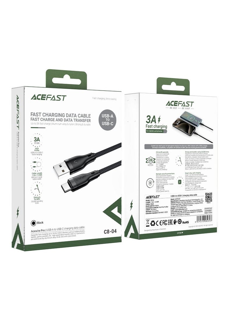 ACEFAST - Charging Data Cable C8-04 USB-A to USB-C - Image 1