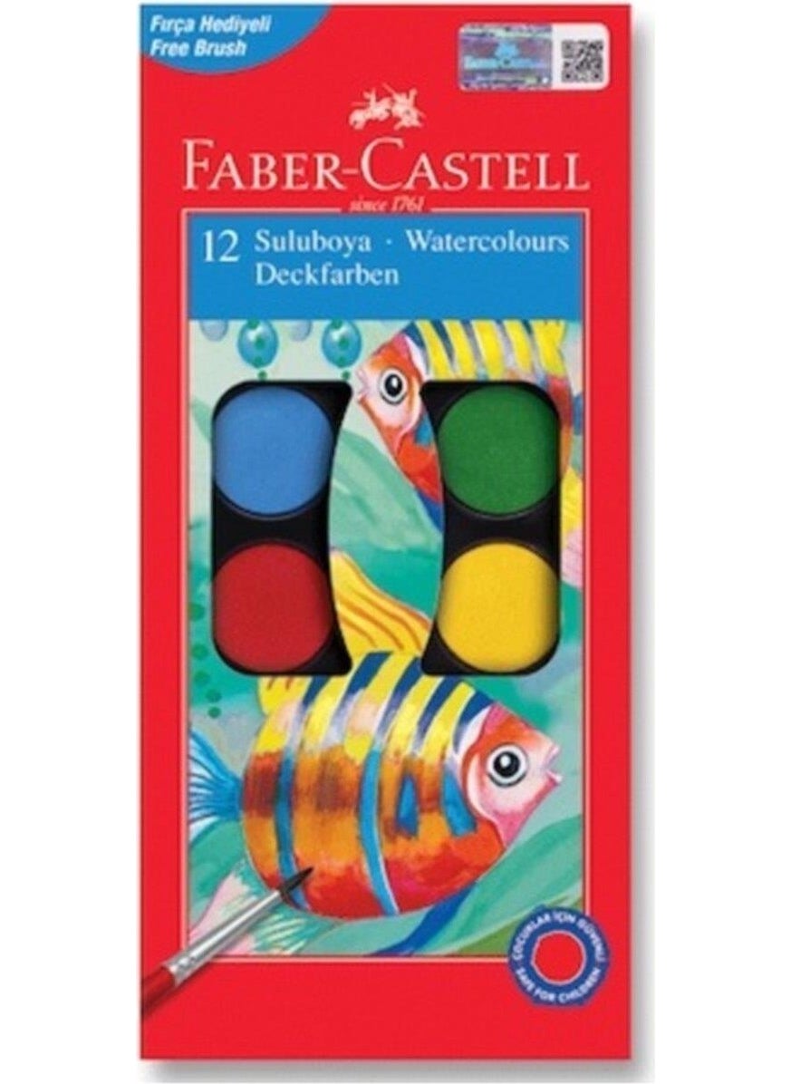 FABER-CASTELL - Faber Castell 12 Colors Watercolor Pencil - Image 1