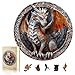 WOODBESTS Wooden Puzzles for Adults 200 Piece M 114x114 Guardian Dragon Puzzle Beautiful Wooden Box Wooden Jigsaw Puzzles Unique Shape Birthday Gifts for Adults Family Game - Image 2