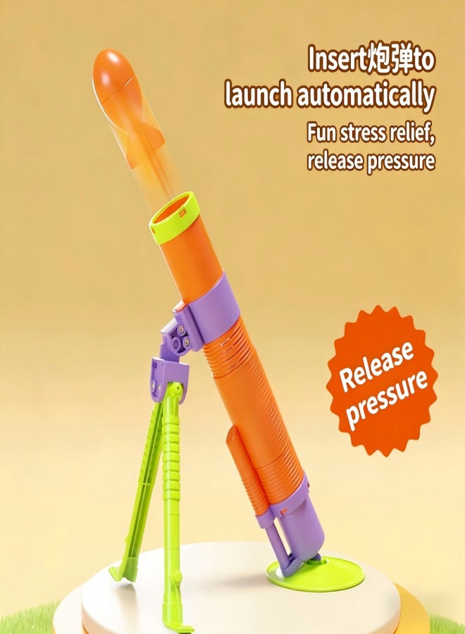 Mortar Launcher Playset for Kids 6-12 Years Old, Soft Foam Rocket Kids Play Set with for Boys and Girls - Image 1