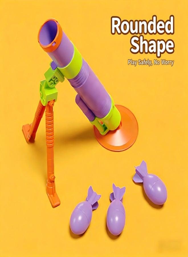 Mortar Launcher Playset for Kids 6-12 Years Old, Soft Foam Rocket Kids Play Set with for Boys and Girls - Image 3