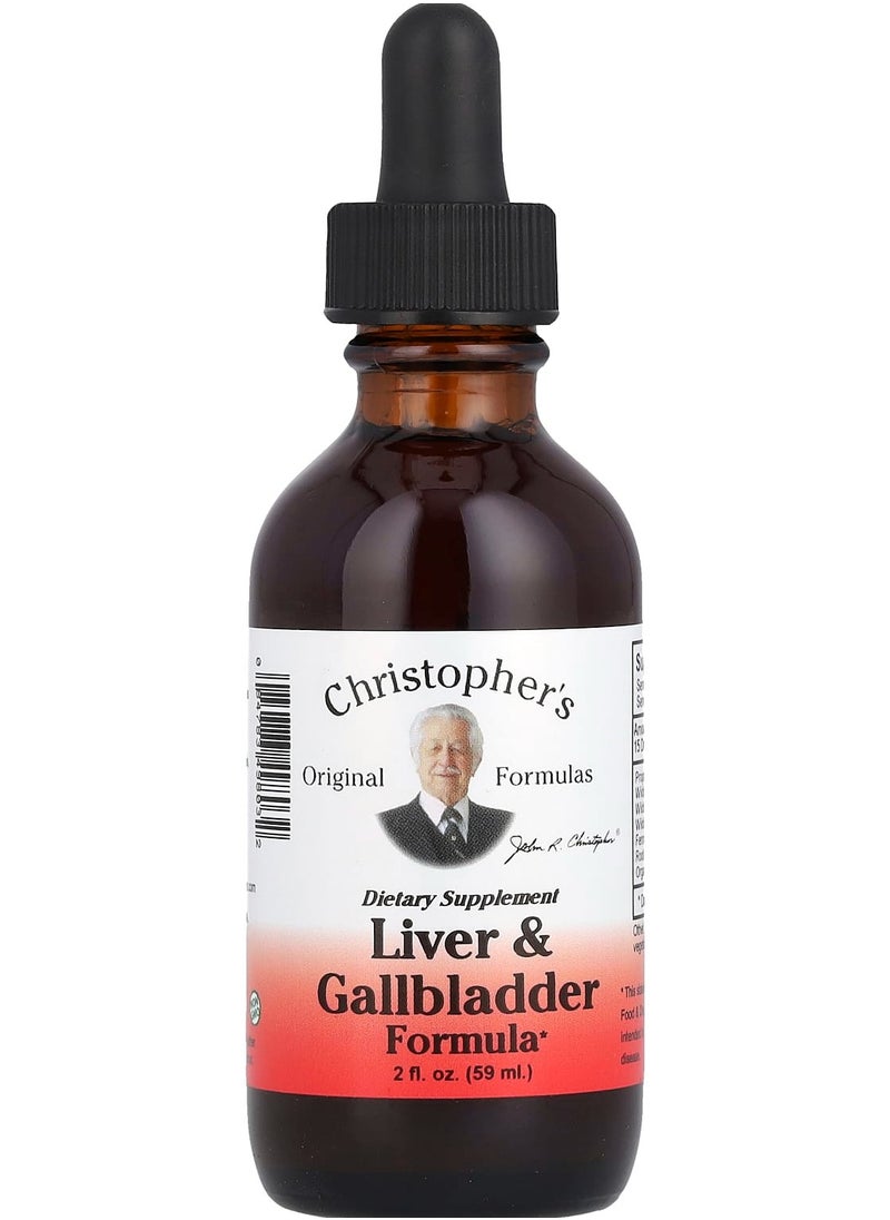Christopher's Original Formulas Liver & Gallbladder Formula, 2 fl oz (59 ml) 