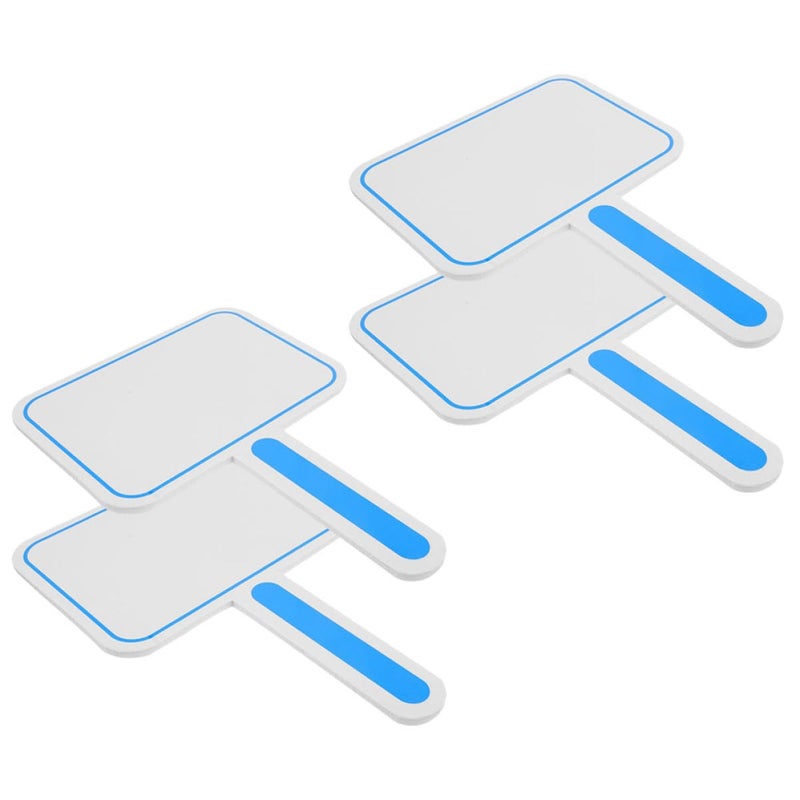 Dry Erase Score Boards 20x30cm 4 Pack Whiteboard Paddles with Handle for Classroom Office - Image 2