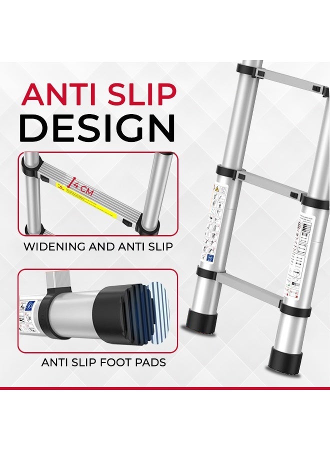 Telescopic Ladder 3.8M — designed to combine safety, strength, and portability in one practical and reliable tool. - Image 4