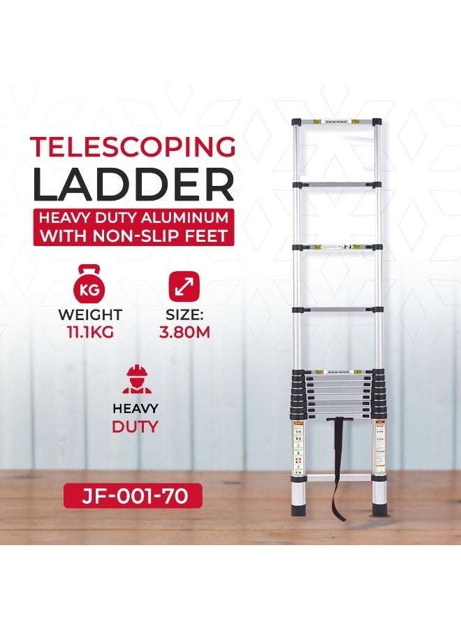 Telescopic Ladder 3.8M — designed to combine safety, strength, and portability in one practical and reliable tool. - Image 3