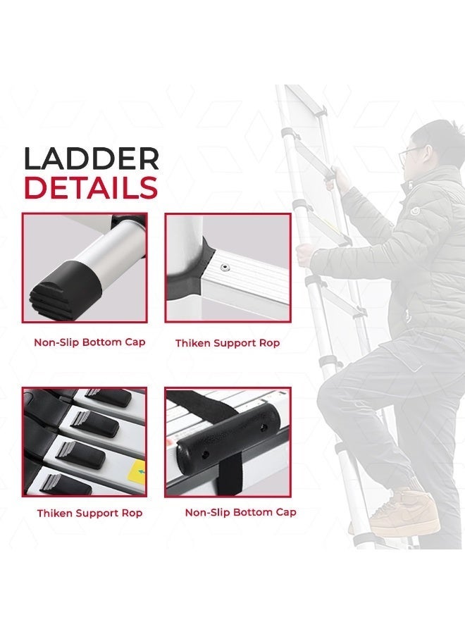 Telescopic Ladder 3.8M — designed to combine safety, strength, and portability in one practical and reliable tool. - Image 2