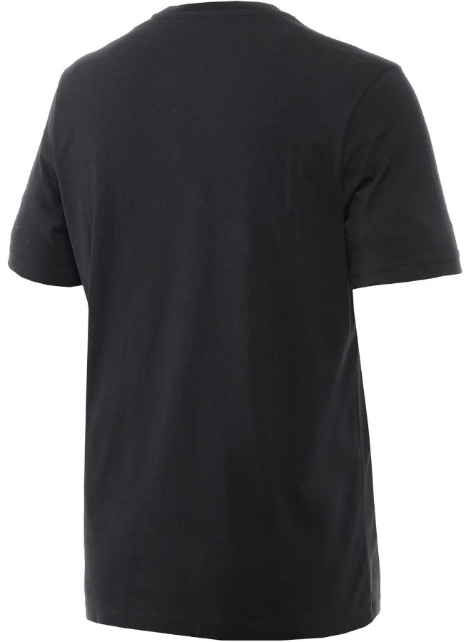 Dainese - Knee Down T-Shirt, Casual Crew Neck Cotton T-Shirt, Logo, Man, Jet Black, M  - Image 1