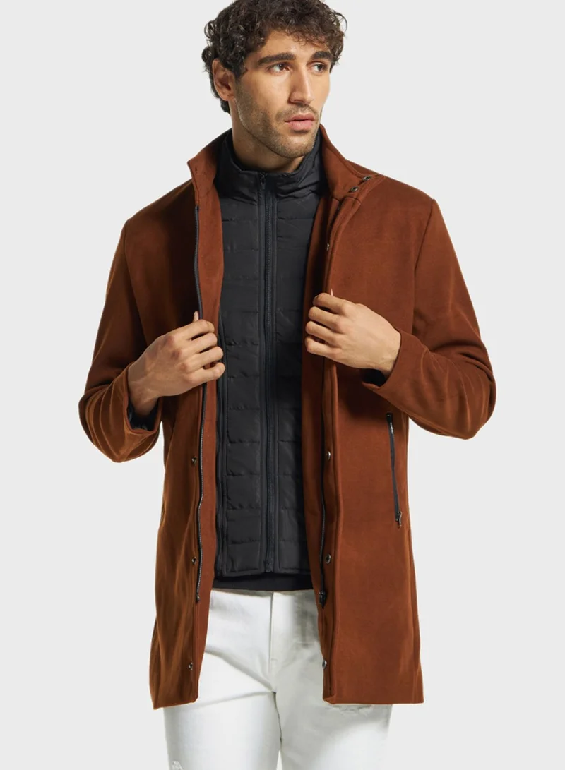 Iconic Essential High Neck Jacket
