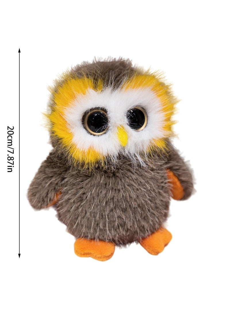 general Owl Plush Toy, Owl Plush - Owl Plush Toy Cute Big Eyes Owl Plush Toy - Comfortable Small Plush Toy, Owl Decoration for Kids Home, Family, Friends, Sleeping - Image 3
