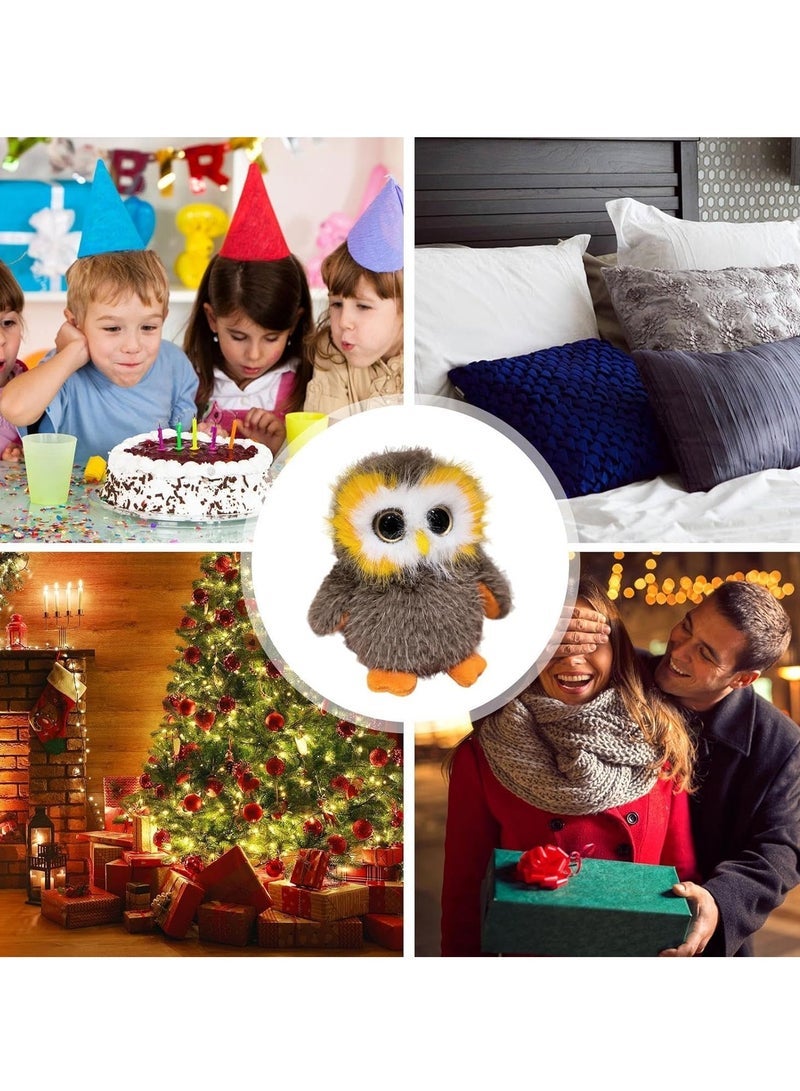 general Owl Plush Toy, Owl Plush - Owl Plush Toy Cute Big Eyes Owl Plush Toy - Comfortable Small Plush Toy, Owl Decoration for Kids Home, Family, Friends, Sleeping - Image 4
