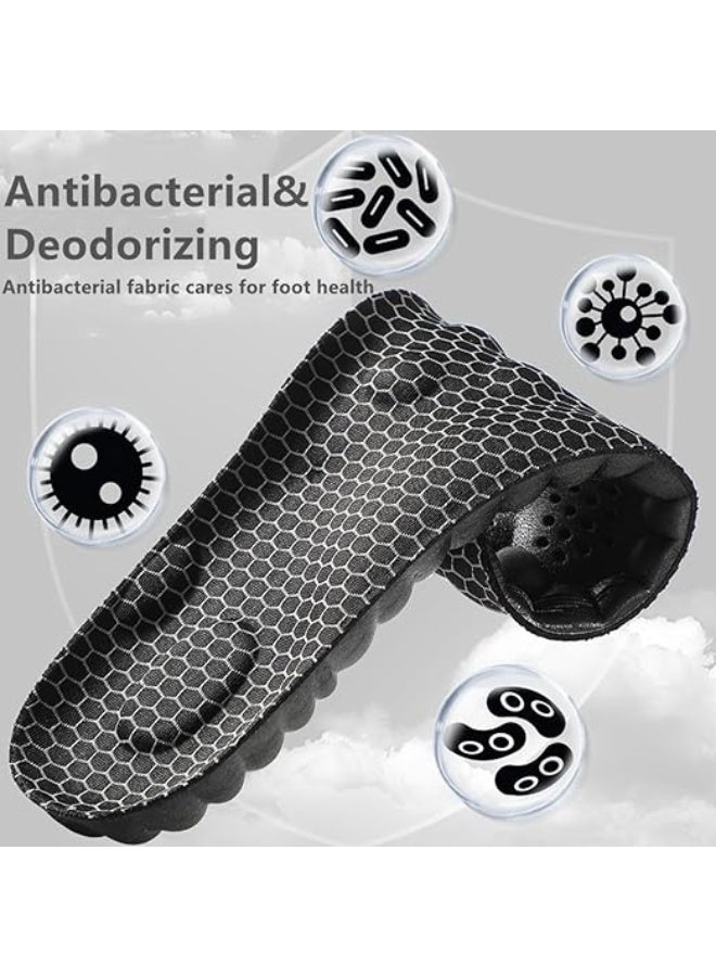 زوج من نعال داخلية طبية لتقويم القدم مصنوعة من الميموري فوم، نعل داخلي لتخفيف الآلام ودعم قوس القدم، قابل للقص والتعديل لتناسب الرجال والنساء، مثالي للمشي والجري والأحذية الرياضية والرسمية - Image 3