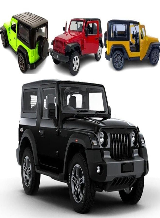 COLLEN ARRAY Thaar Toy car for Kids with openable Doors, Metal, Pull Back Action|You May get Any Random Color|Pack of 1|-5 - Image 1