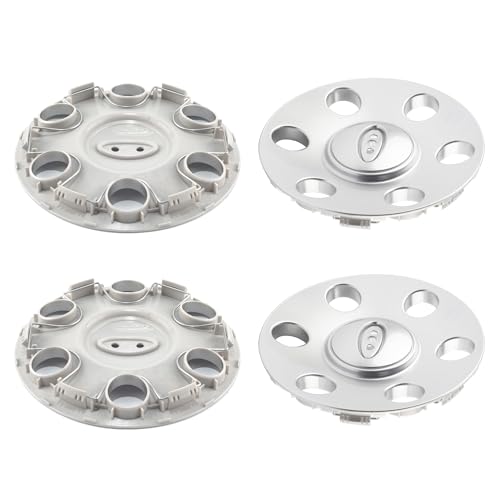 DewFlew 4Pcs Wheel Center Cap for 2009-2014 F150 2010-2014 Expedition Wheel Rim 181.6mm(7.15in) Silver Hub Cap Wheel Cover - Image 1