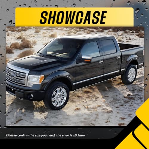 DewFlew 4Pcs Wheel Center Cap for 2009-2014 F150 2010-2014 Expedition Wheel Rim 181.6mm(7.15in) Silver Hub Cap Wheel Cover - Image 4
