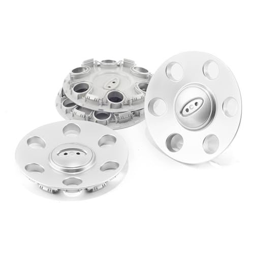 DewFlew 4Pcs Wheel Center Cap for 2009-2014 F150 2010-2014 Expedition Wheel Rim 181.6mm(7.15in) Silver Hub Cap Wheel Cover - Image 2