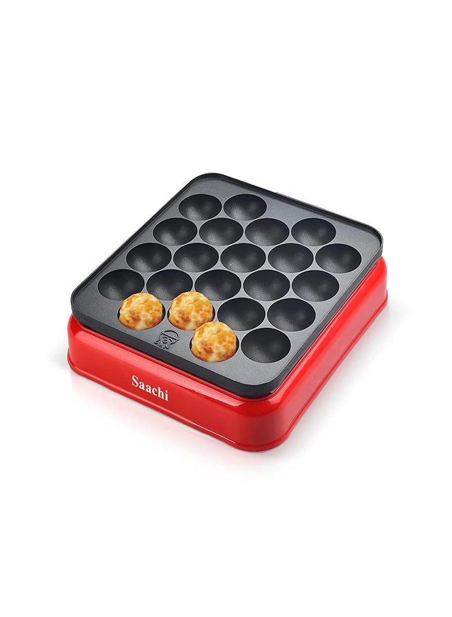 ساتشي ماكينة صنع الدمبلينج مع منظم حرارة قابل للتعديل طراز NL-DM-1858-RD 1.18 kg 800 W NL-DM-1858-RD أحمر - Image 1